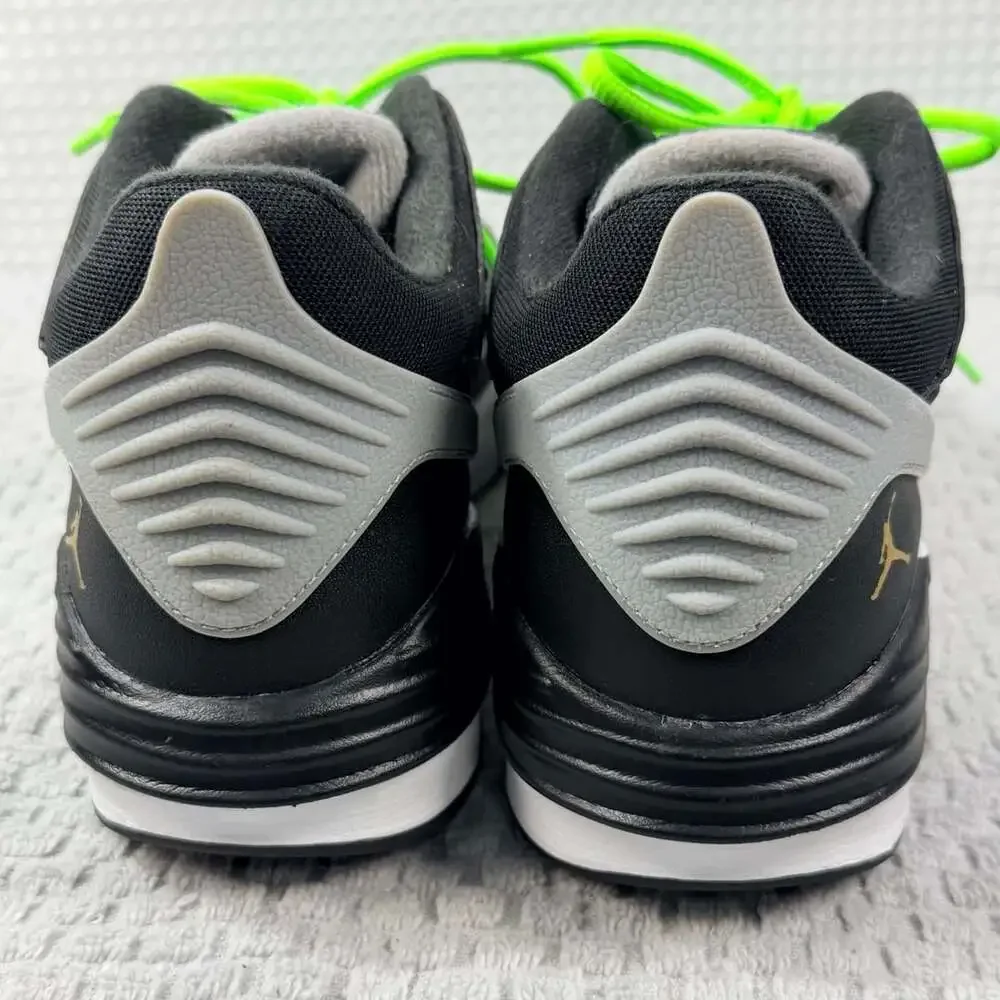 Jordan Max Aura 5 Sneakers Black Metallic Gold White DZ4353-017
